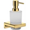 Hansgrohe AddStoris - Dávkovač mydla s držiakom, matné sklo/leštený vzhľad zlata - 41745990