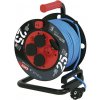 Emos P08525W weatherproof, predlžovací kábel na bubne 25 m / 4 zásuvky / modrý / silikónový / 230 V / 1,5 mm2 P08525W