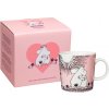 Arabia Hrnček Moomin Love 0,3l, ružový / 30. výročie, darčekový box