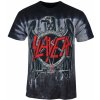 Tričko metal LIQUID BLUE Slayer Eagle Čierna sivá