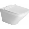 Duravit DuraStyle WC závěsné se sedátkem, WonderGliss, bílá 45510900A11