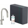 Hansgrohe Aqittura M91 - Drezová batéria s výsuvnou koncovkou, SodaSystem, sBox, vzhľad nerezová - 76836800