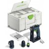 FESTOOL Akumulátorový vŕtací skrutkovač CXS 18-Basic-Set 577333