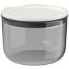 Villeroy & Boch Like To Go & To Stay cestovná sklenená miska s vekom Ø 13 cm sivá 0,8 l