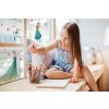 Samolepky na sklo, rozmer 31 cm x 31 cm, Disney Frozen kvety, Komar 16407