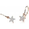 Cutie Diamonds Detské náušnice z ružového zlata Hviezdičky s briliantmi DC2118-10-00-X-4