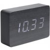 Dizajnový LED budík - hodiny 5653BK Karlsson 15cm