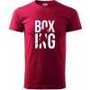 Nápis Boxing - Klasické pánske tričko vyššej gramáže - S ( Marlboro červená )