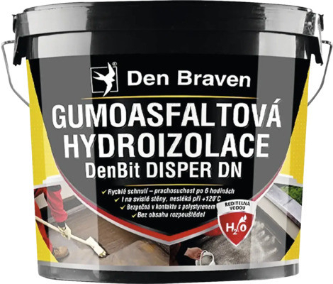 Hydroizolácia gumoasfaltová DEN BRAVEN DenBit DISPER DN 10 kg