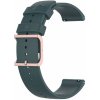 BStrap Silicone Rain remienok na Garmin Vivoactive 5, dark green