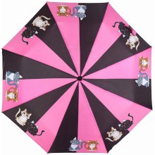 Albi Kočka deštník skládací fialový