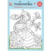 Maľovanka + CD - Princezná so zlatou hviezdou
