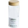Pebbly Dóza na potraviny PKV-028 850 ml, sklo/bambus