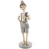 Clayre & Eef Dekorácia stojaci Pinocchio s kabelou - 11 * 9 * 30 cm - Clayre & Eef