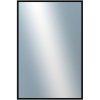 DANTIK - Zrkadlo v rámu, rozmer s rámom 40x60 cm z lišty Hliník čierna lesklá (7269016)