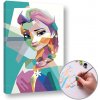 Maľovanie podľa čísel FROZEN ELSA – nízka náročnosť (Sada na maľovanie podľa čísel ARTMIE)