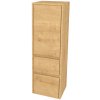 Mereo, Mereo Opto kúpeľňová skrinka vysoká 125 cm, ľavé otváranie, Multidecor, Dub Arlington, MER-CN995LDARL