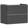 Hansgrohe Xelu Q - Umývadlová skrinka, 63x78x50 cm, 2 zásuvky, matná sivá/matná biela 54028700