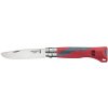 Detský nôž OPINEL N°07 OUTDOOR JUNIOR 7 cm červený 001897
