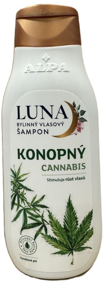 Alpa Luna Bylinný vlasový šampón Cannabis 430 ml