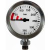 Manometer Agama TECH SILVER 300 bar - hlava s osičkou