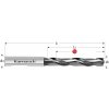 Karnasch 2204020780029 | Tvrdokovový vrták 7,8x29-79x8,0 mm