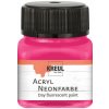 Akrylová farba KREUL Acrylic Day fluorescenčná ružová 20ml