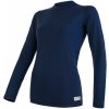 Dámske tričko Sensor Merino DF s dlhým rukávom tmavomodré - XL