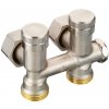 Dvojité radiátorové šróbenie Danfoss RLV-K DN 15 rohové (003L0282)