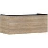 Hansgrohe Xelu Q Umývadlová skrinka, 50x118x55 cm, 1 zásuvka, prírodný dub/matná čierna 54064670-HG