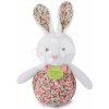 Plyšový zajačik Lapin Pop-up Doudou et Compagnie rôzne farby 20 cm od 0 mes