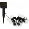 LED girlanda solárna KULKI transparent 10 LED diód