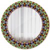 Psychedelic mandala vzor Psychedelic mandala vzor Okrúhle dekoračné zrkadlo na stenu lsdo-00142