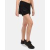 KILPI BERGEN-W Čierne dámske bežecké šortky - 42