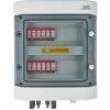 Rozvádzač s vysokým krytím EM-103 DC (rozvádzač Hermetický DC IP65 s prepäťovou ochranou DC Dehn 1000V typ 2, 4x PV string, 4x MPPT)