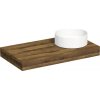 Kompaktná doska pod umývadlo s umývadlom Intedoor TRENTA Compact dub x 90 cm až 160 cm x 50 cm S výrezom