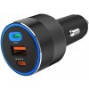 Winner Group | Winner Group - Nabíjačka do auta 2xUSB-C + 1xUSB-A Power Delivery 130W čierna | WN0043
