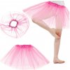 Tylová sukňa tutu kostým karnevalový kostým maškarné ružové biela