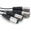 Saramonic 1x3.5mm TRRRS Male to 4x XLR Splitter pre Blink500 T4