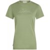 Dámske tričko Icebreaker Women Merino 150 Tech Lite SS Tee Sparkling Stars Veľkosť: M / Farba: zelená