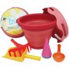 COMPACTOYS Skladacia sada na piesok 7v1 červená