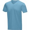 Pánske tričko Kawartha s krátkym rukávom, V-NECK, svetlo modrá, XS