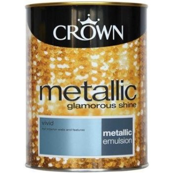 Metalická farba modrostrieborná CROWN VIVID 1,25L