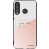Picasee silikonový černý obal pro Huawei P30 Lite - You create your own opportunities