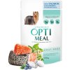 OPTIMEAL™. Superpremium Pre dospelých psov s lososom a čučoriedkami v smotanovej omáčke 100 g (9725)
