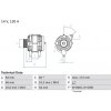 BOSCH Alternátor 0986046140