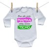 Boodyy Body s dlhým rukávom Som ako moja mamka ... 92 (18-24 mesiacov)