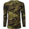 Tričko pánske Military s dlhým rukávom - česká maskovacia