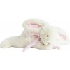 Plyšový zajačik Lapin Bonbon Doudou et Compagnie ružový 30 cm v darčekovom balení od 0 mes