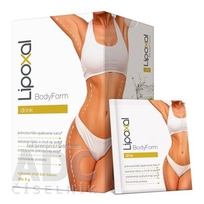 Lipoxal BodyForm Drink vrecúška 30x8 g